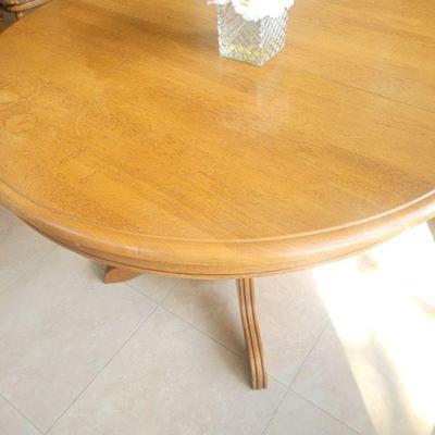 Nice, solid wood dining room table, no chairs