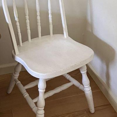 white chair
