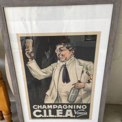 Advertising poster