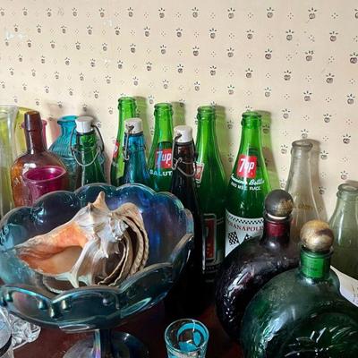 vintage soda bottles