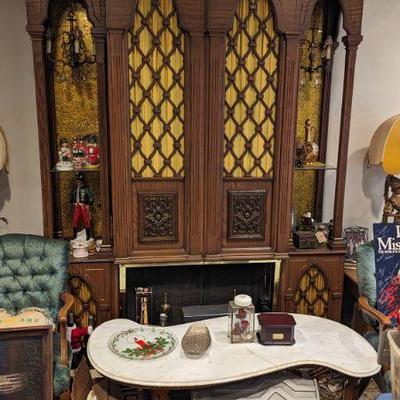 Mid Century Bar Cabinet and Entertainment center 