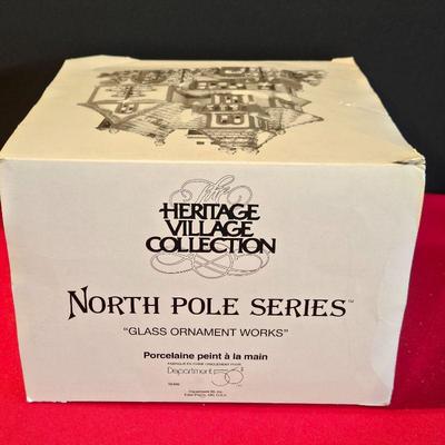 -Department 56 North Pole Series- Glass Ornament WorksÂ 
