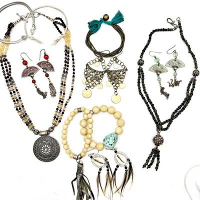 11pc Artisan Made & Vintage Jewelry Lot- Sterling Silver , and more