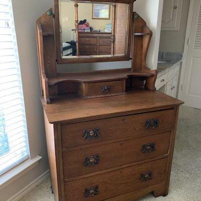 Antique oak dresser