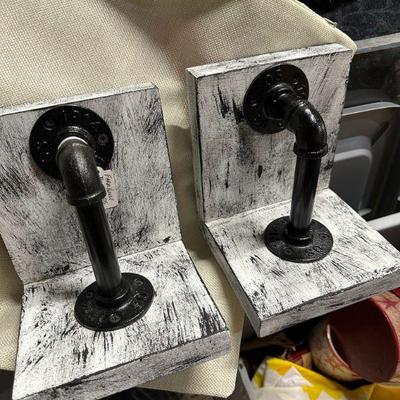 Industrial Bookends