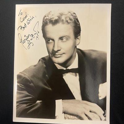 DDD408- Autographed Photo Of 1950s Violinist Florian Zubach