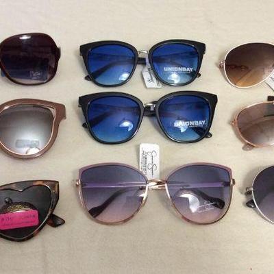 DDD209 Nine Pairs Of Womenâ€™s Sunglasses New