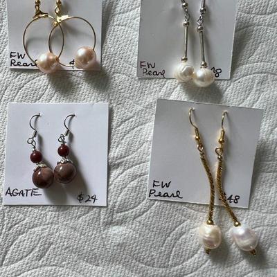DDD148- Myrna Lee Chang Earrings (Fresh Water Pearls & More)