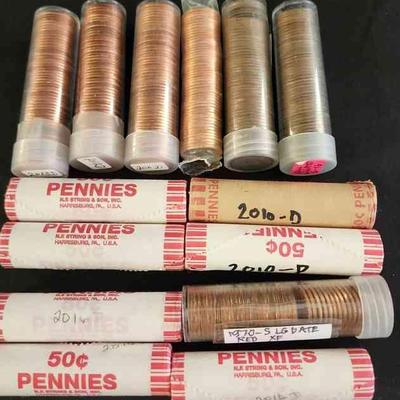 DDD044 - Rolls Of Pennies (14 US)