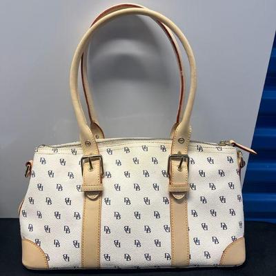 DDD201-Dooney & Bourke Logo Satchel Handbag 