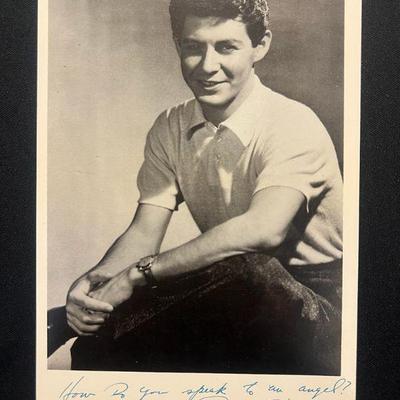 DDD415- Autographed Photo Of 1950s Singer Eddie Fisher