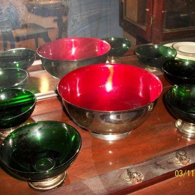 Art Deco Paden City Glass Bowls