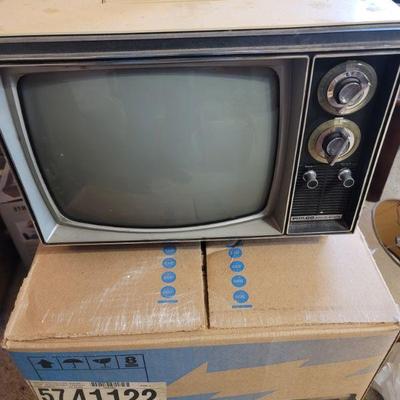 Vintage colored tv