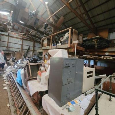 Construction barn full bring your boots and flashlights