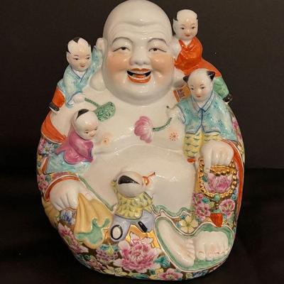 Hand painted porcelain Buddha 