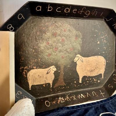 Sheep collection (home owner was co-owner of Black Sheep Needlepoint Shop in Winter Park)
