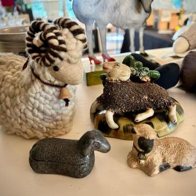 Sheep collection (home owner was co-owner of Black Sheep Needlepoint Shop in Winter Park)