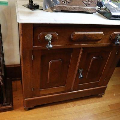 Marble topped chest