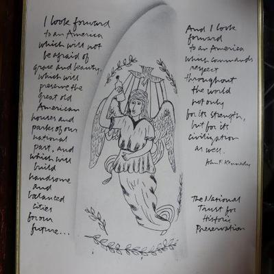 Sister Mary Corita signed print