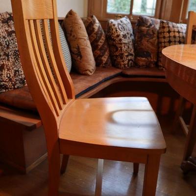 Vintage wooden dining chairs