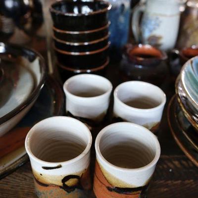 Vintage studio stoneware dishes