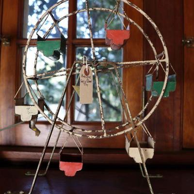 Antique toy Ferris wheel