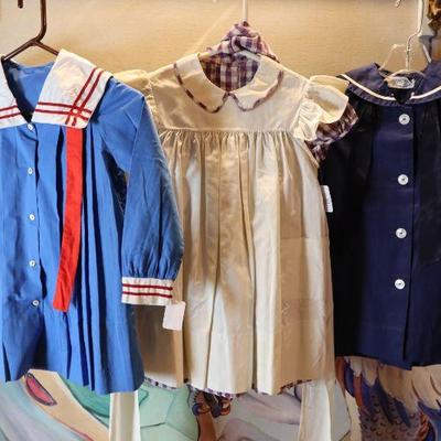 Vintage children's clothing