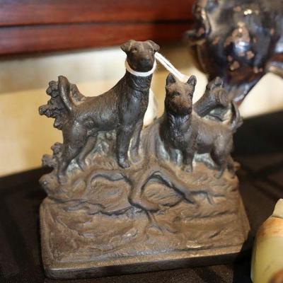 Antique cast iron dog