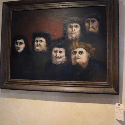 Framed art, signed