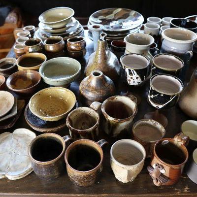 Vintage studio stoneware dishes