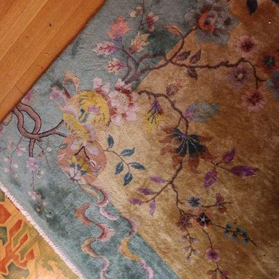 Antique silk rug