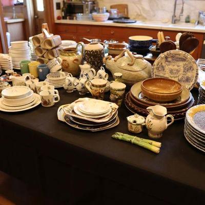 Vintage and antique kitchen ware, teapots