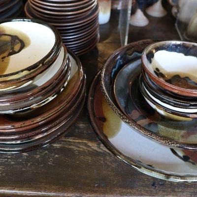 Vintage studio stoneware dishes