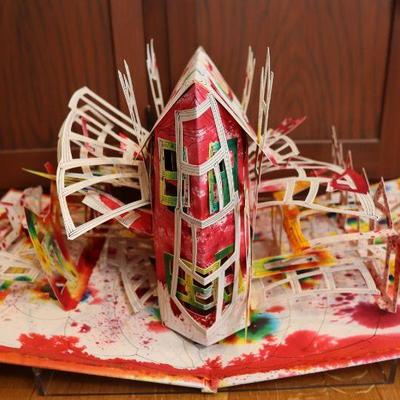 Vintage pop-up paper art, Paul Johnson