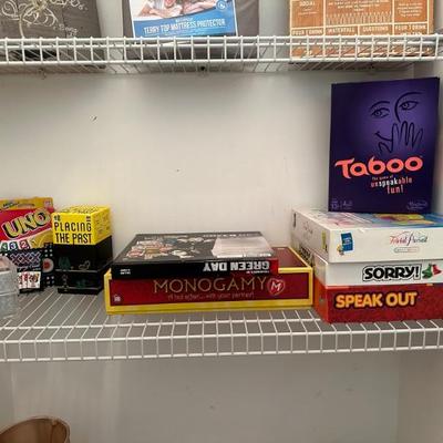 VARIOUS CARD & BOARD GAMES