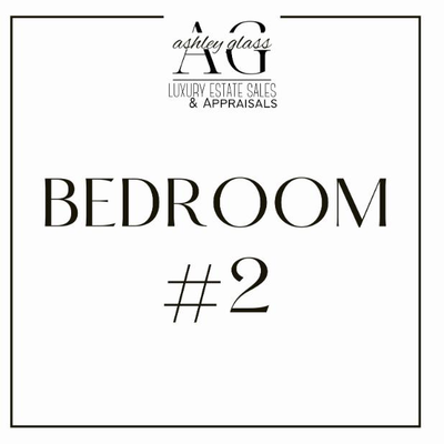Bedroom #2 at Ashley Glass Luxury Estate Sale