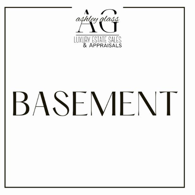 Basement at Ashley Glass Luxury Estate Sale