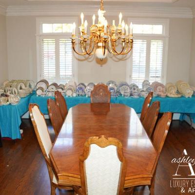 Dining Room at Ashley Glass Luxury Estate Sale