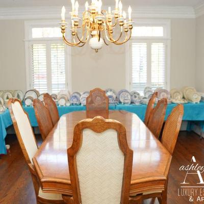 Dining Room at Ashley Glass Luxury Estate Sale