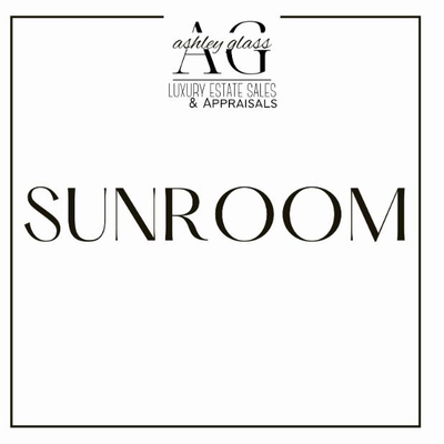 Sunroom at Ashley Glass Luxury Estate Sale