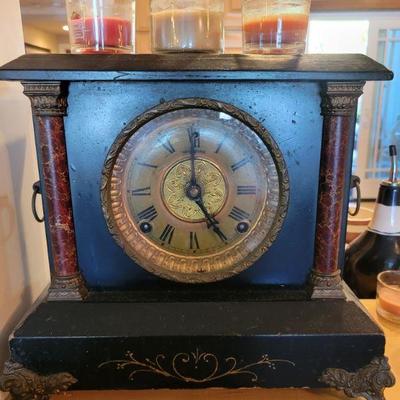 12x6x12 antique table clock
