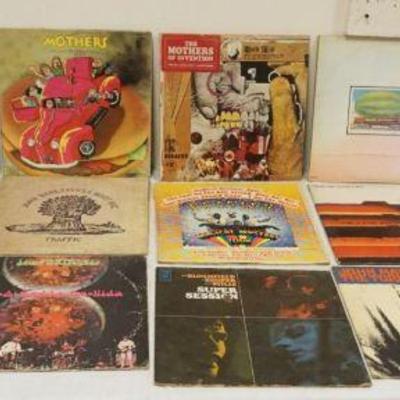 1076	CLASSIC ROCK ALBUMS LOT OF 16 INCLUDING BLIND FAITH, JOHN MAYALL, ROLLING STONES, MOTHERS OF INVENTION, ETC

