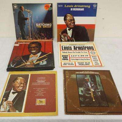 1052	JAZZ ALBUMS LOT OF 6 LOUIS ARMSTRONG
