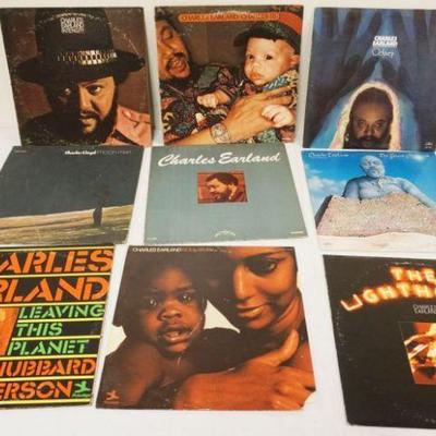 1038	JAZZ ALBUMS LOT OF 9 CHARLES EARLAND LPS
