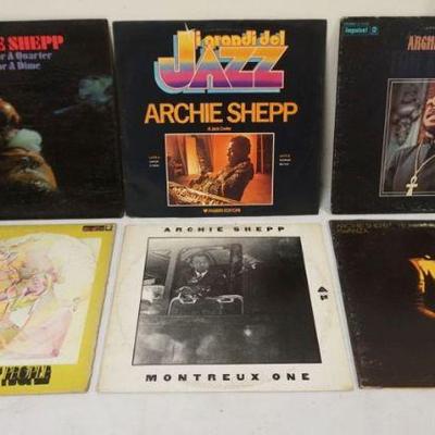 1047	JAZZ ALBUMS LOT OF 6 ARCHIE SHEPP
