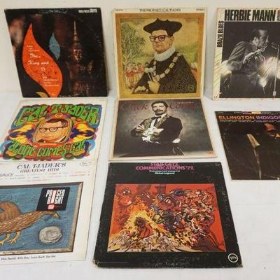 1014	JAZZ ALBUMS LOT OF 8 INCLUDING HERBIE MANN, CAL TRADER, STAN GETZ, CHICK COREA
