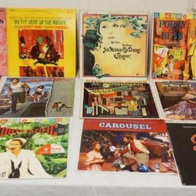 1073	ASSORTED SOUND TRACK ALBUMS LOT OF 14
