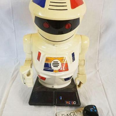 1147	EMIGLIO TOY ROBOT GP TOYS, APPROXIMATELY 25 IN HIGH
