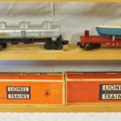 1041	LIONEL TRAIN LOT OF 4 CARS INCLUDING 6536, 6415, 6801, 63561
