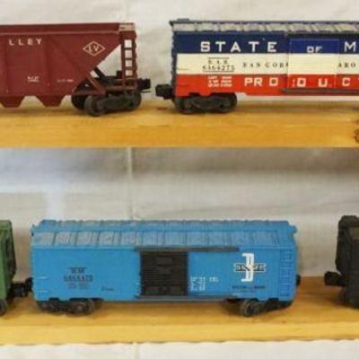 1037	LIONEL TRAIN CARS LOT OF 5 INCLUDING 643625, 6464275, 3435, 6464475, 6464425
